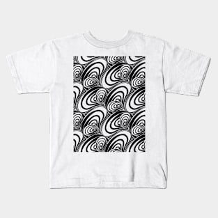 Koloman Moser Hoops Pattern Kids T-Shirt